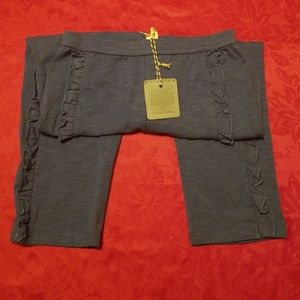 BNWT Matilda Jane blue ruffle leggings